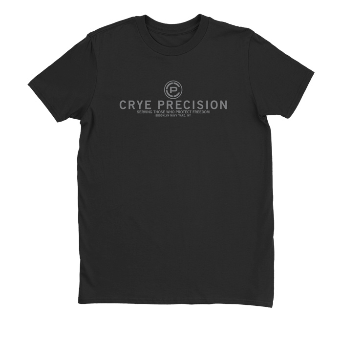 Serve Tee Black front