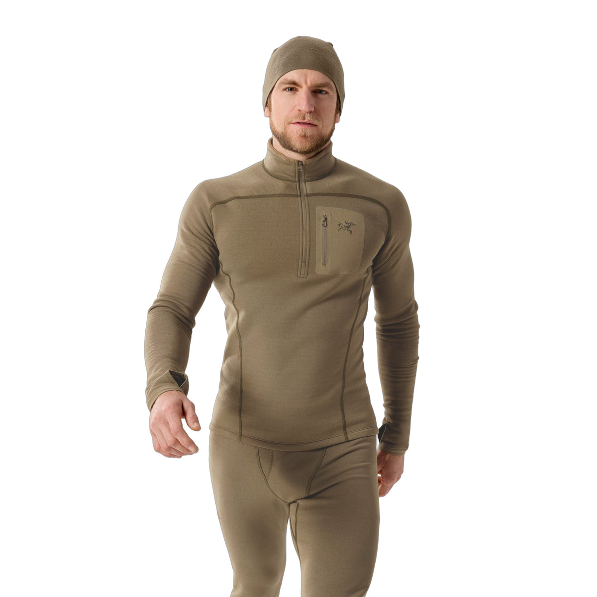 Cold WX Zip Neck SV Crocodile Front View