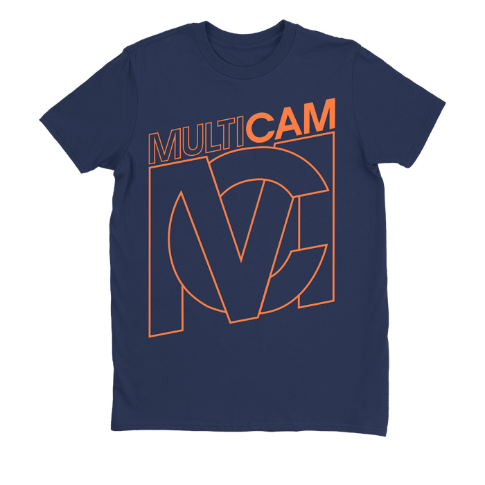 LOCK UP TEE - NAVY