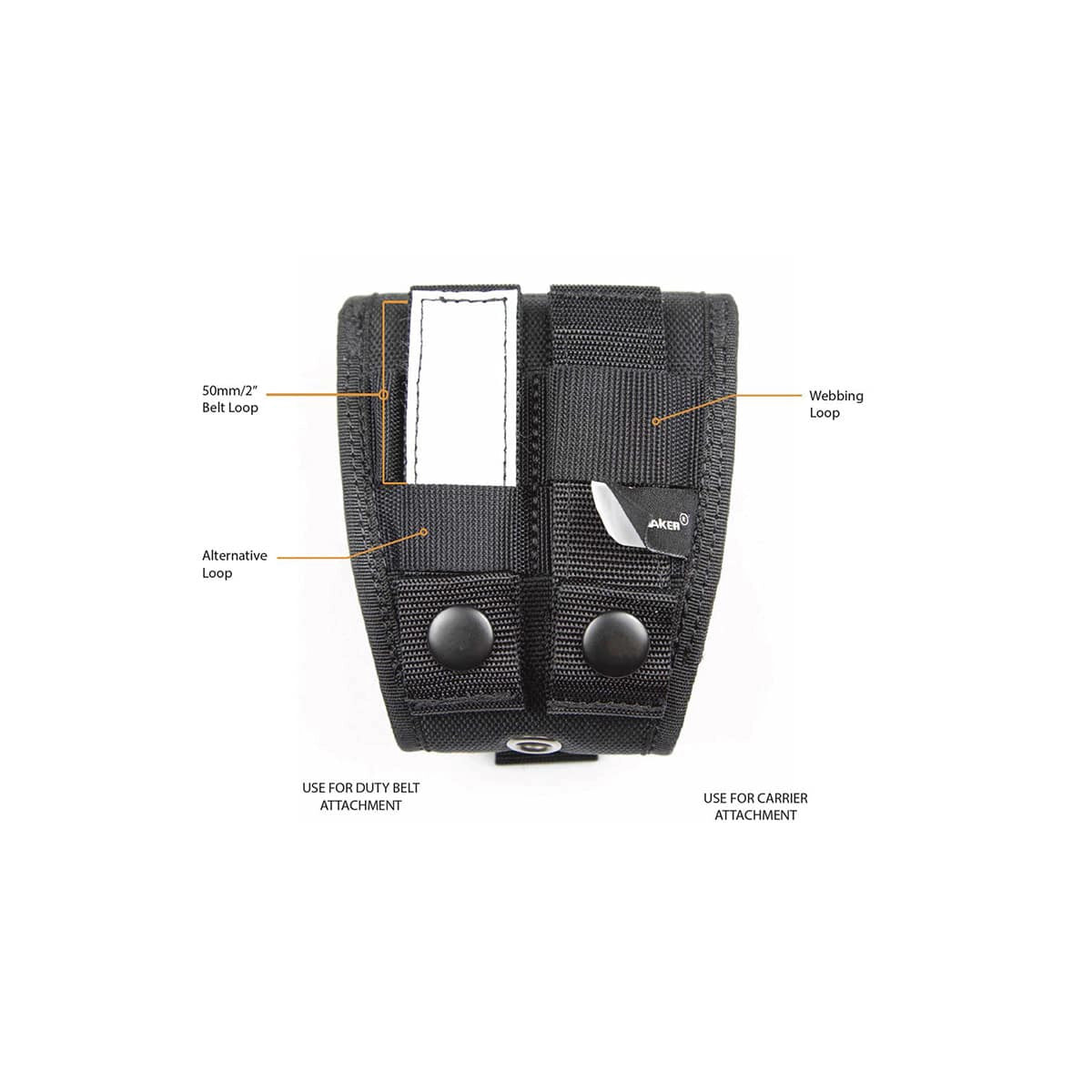 Peacemaker Hiatt Handcuff Pouch 003 - Broad Arrow Tactical