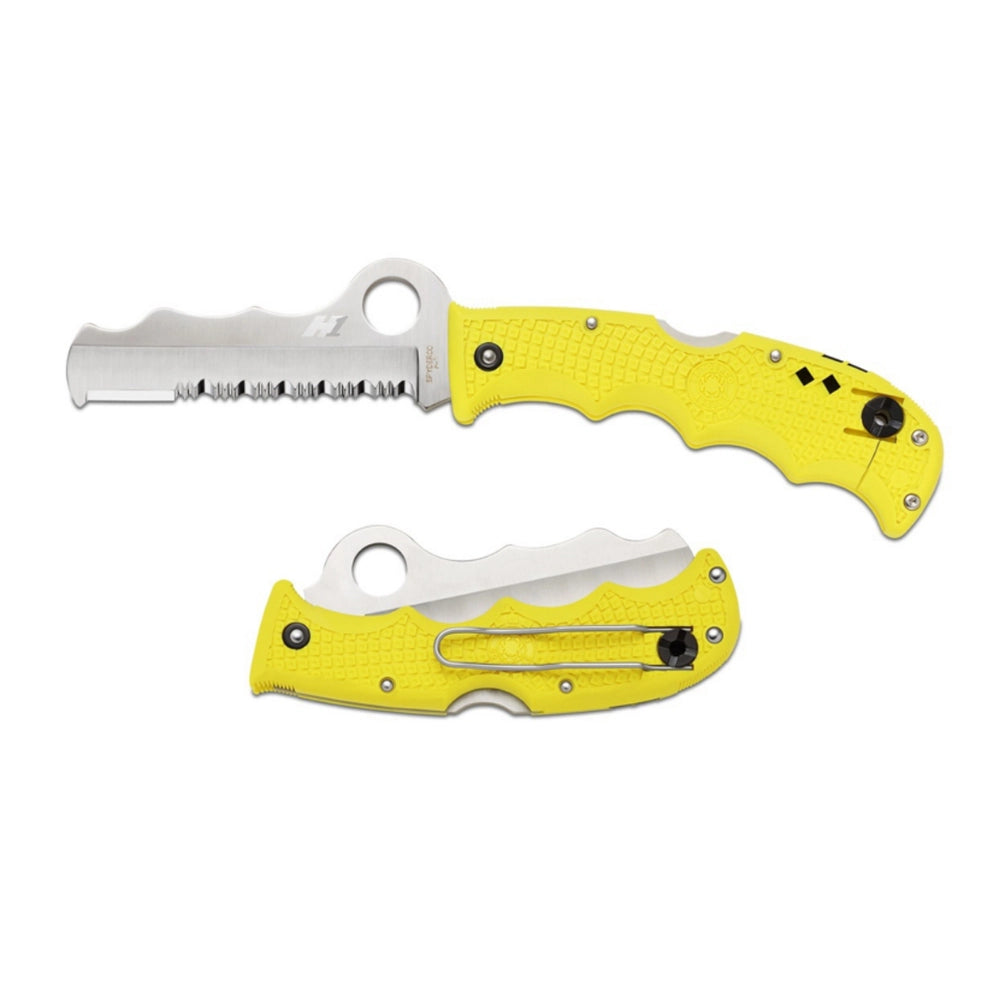 Spyderco Assist Salt Lightweight - Combo Blade/Carbide Tip - Broad Arrow Tactical