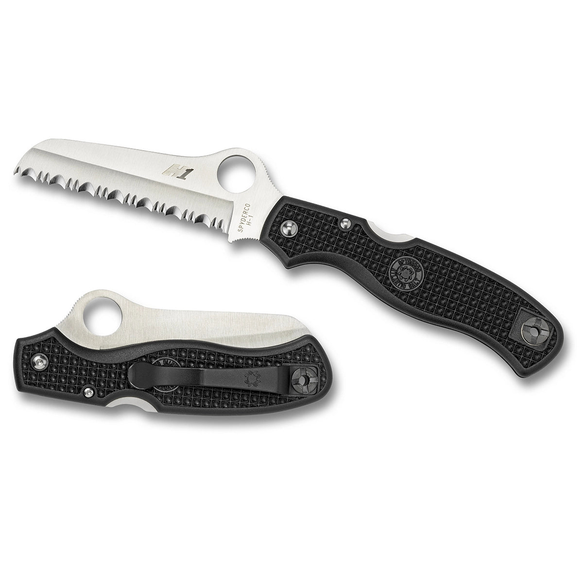 Spyderco Atlantic Salt Rescue L/W H1 - Serrated Blade - Broad Arrow Tactical