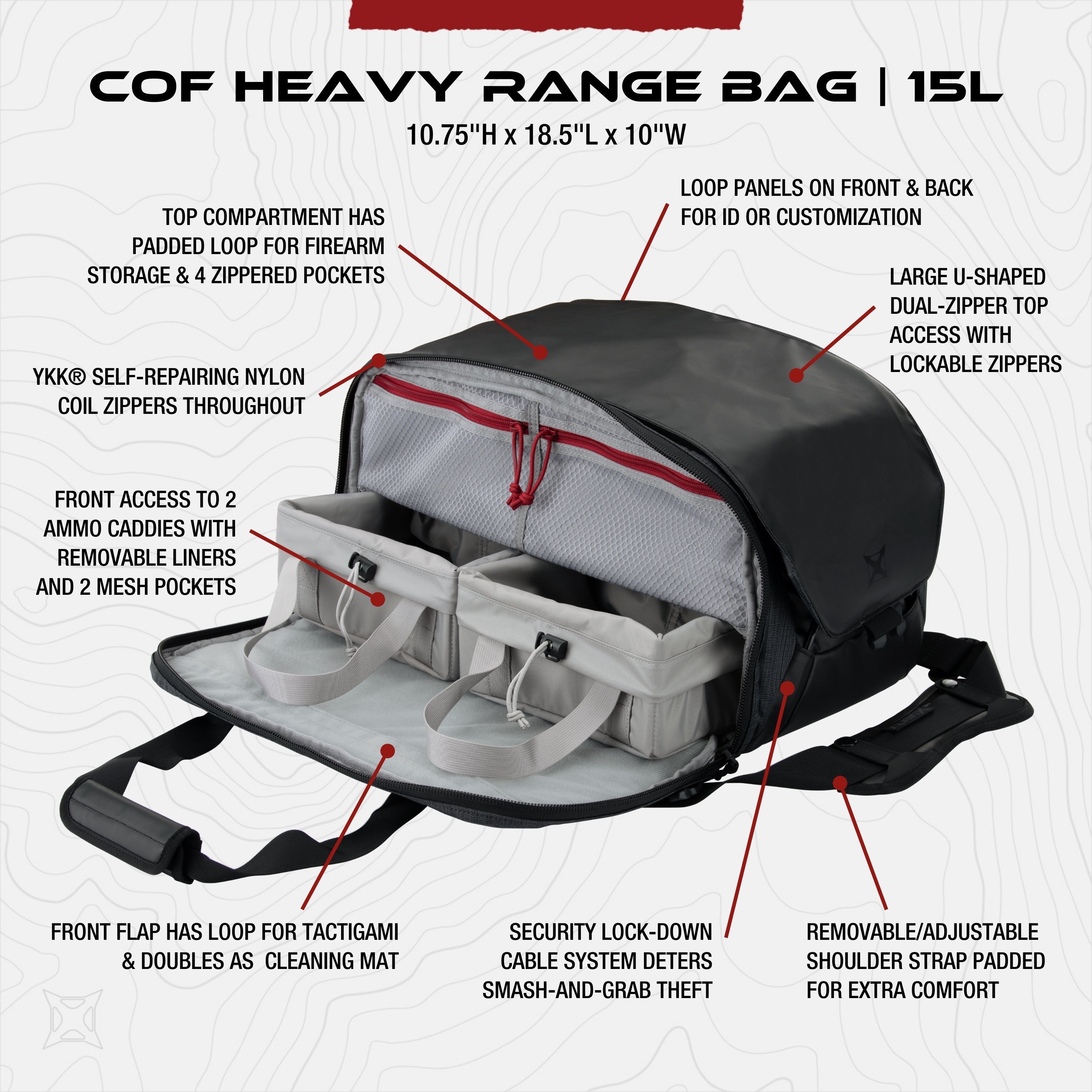 Vertx Cof Heavy Range Bag