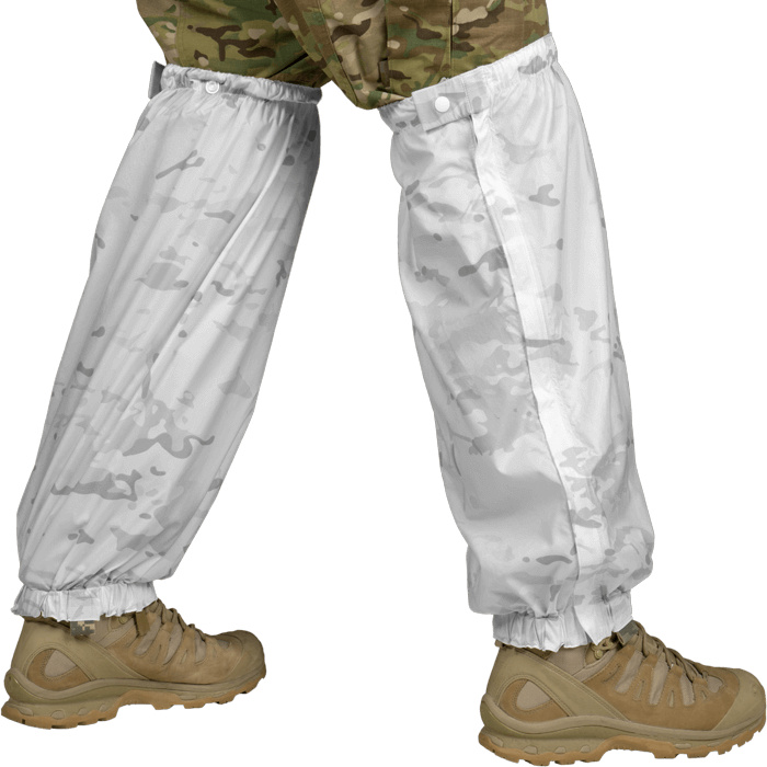 Includes lightweight leg gaiters