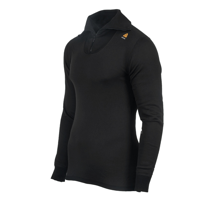 HotWool Polo Black 3/4 view