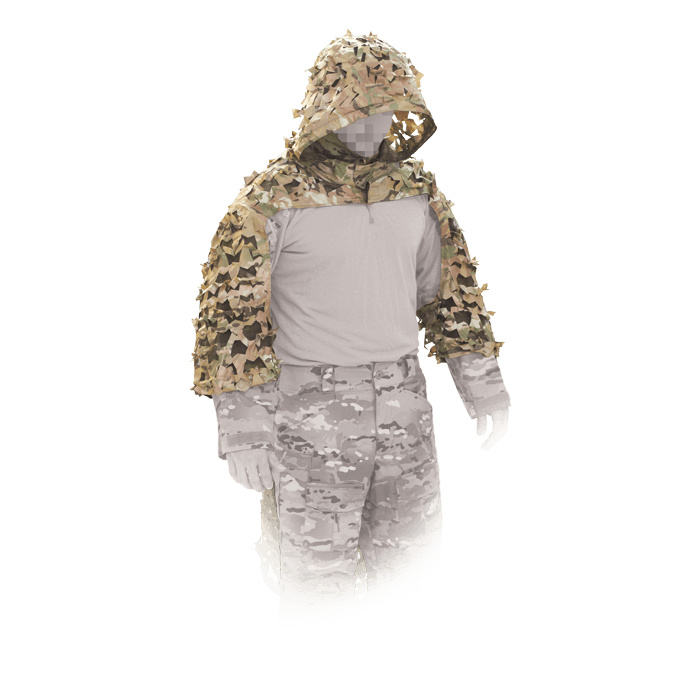 Compact Assault Ghillie MultiCam front
