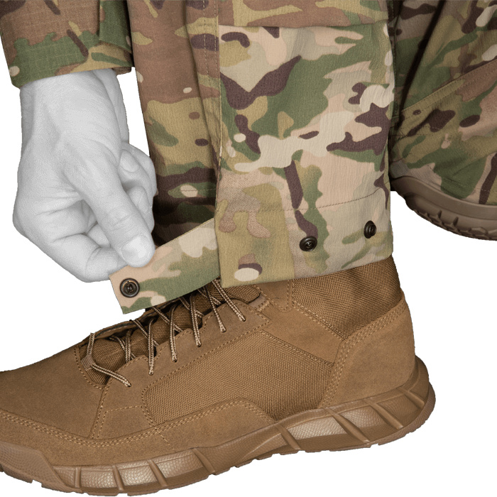 Adjustable snap hem
