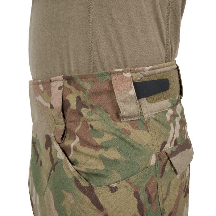 Adjustable padded waist with low pr