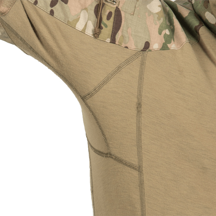 Underarm panels with enhanced mobility