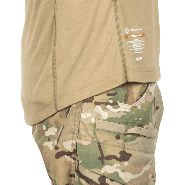 Shaped hem longer at the back