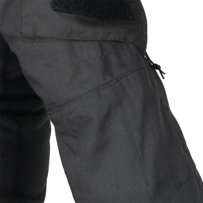 Darted seam at sleeve for articulation