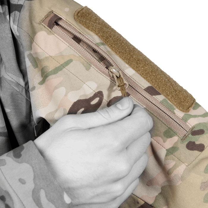 low profile bicep pockets