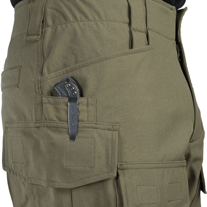 Dedicated knife pocket