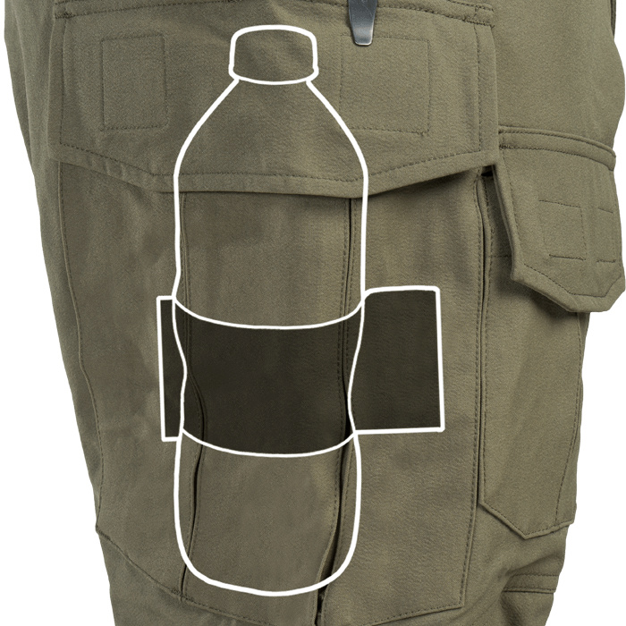 Cargo Pocket Water Bottle/Magazine Stabilizer
