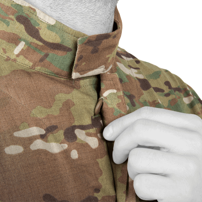 Hidden botton placket
