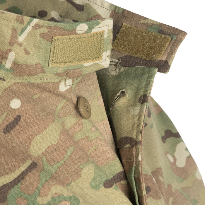 Hidden button placket