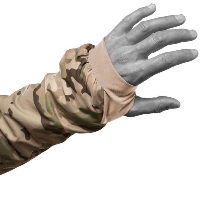 Intergrated thumb loops