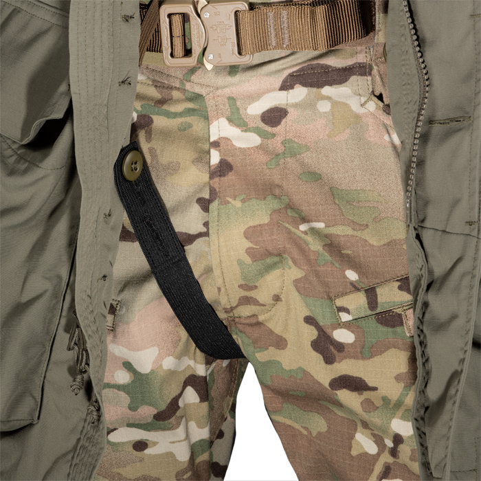 Elastic crotch strap