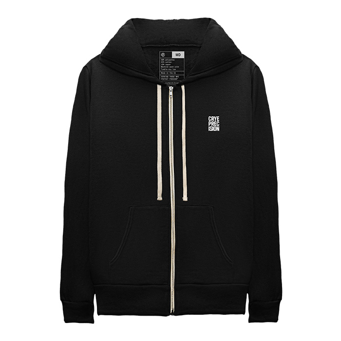 Justified Hoodie Crewneck Black Front