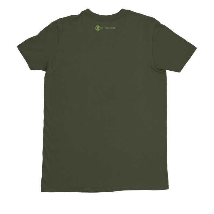 Motion Tee Olive back