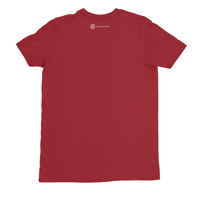 Circular Tee Red back
