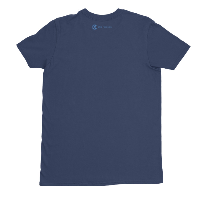 Circular Tee Navy back