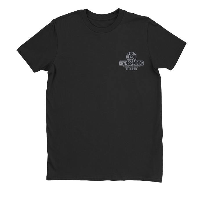 Bldg 128B Tee Black front