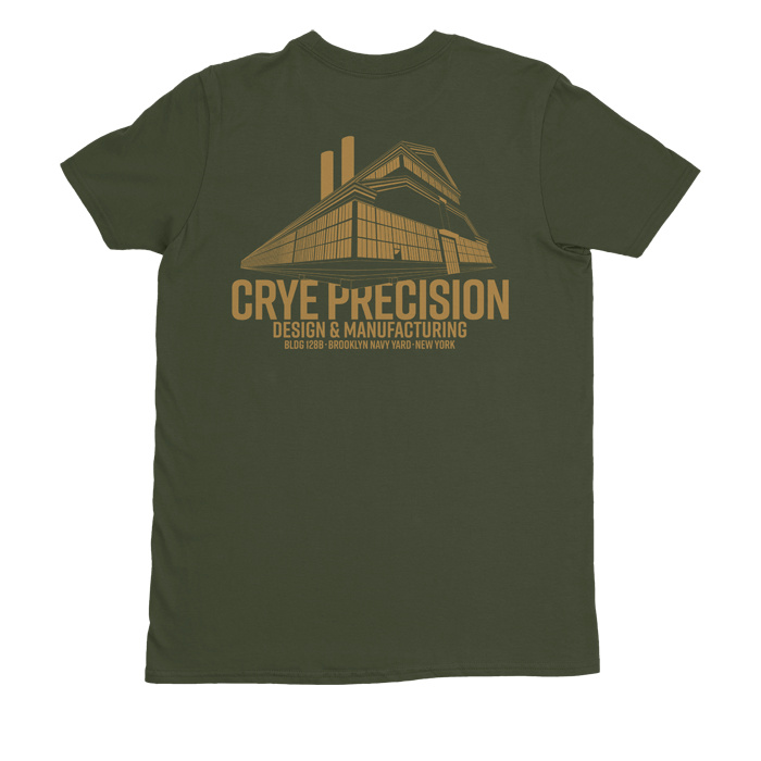 Bldg 128B Tee Olive back