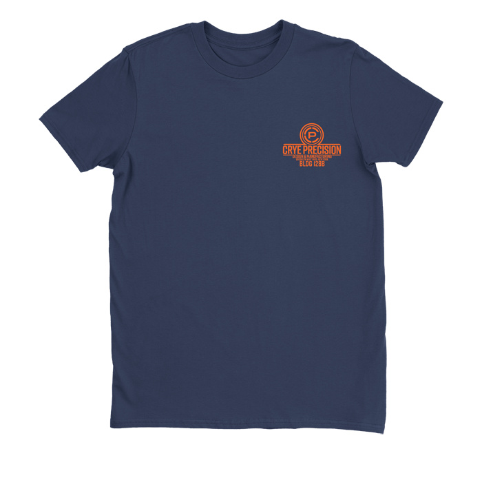 Bldg 128B Tee Navy front