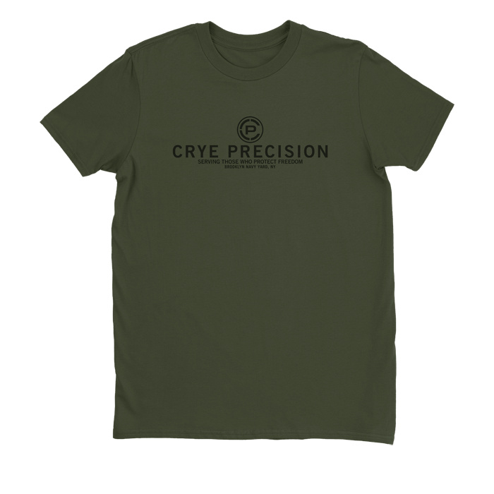 Serve Tee Olive front
