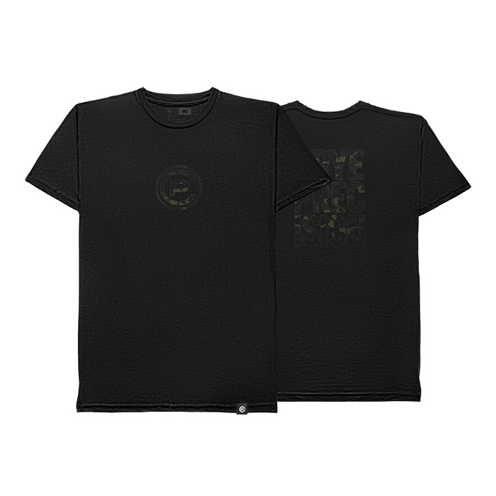 Justified Tee MultiCam Black Front and Back