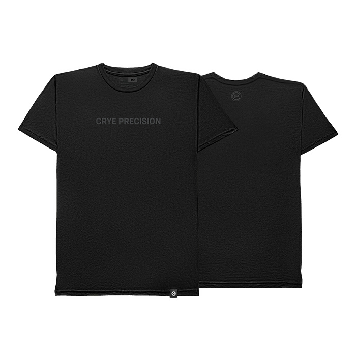 Signature Tee Black Front and Back