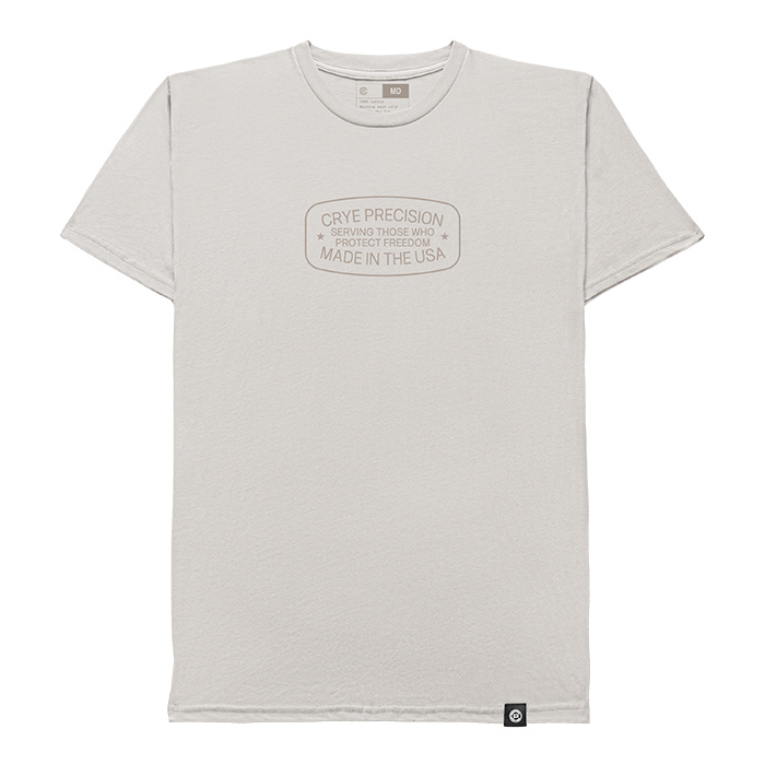 Nameplate Tee Natural Front