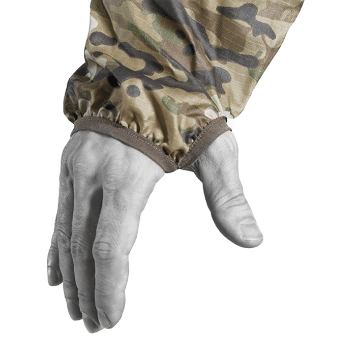 Intergrated thumb loops