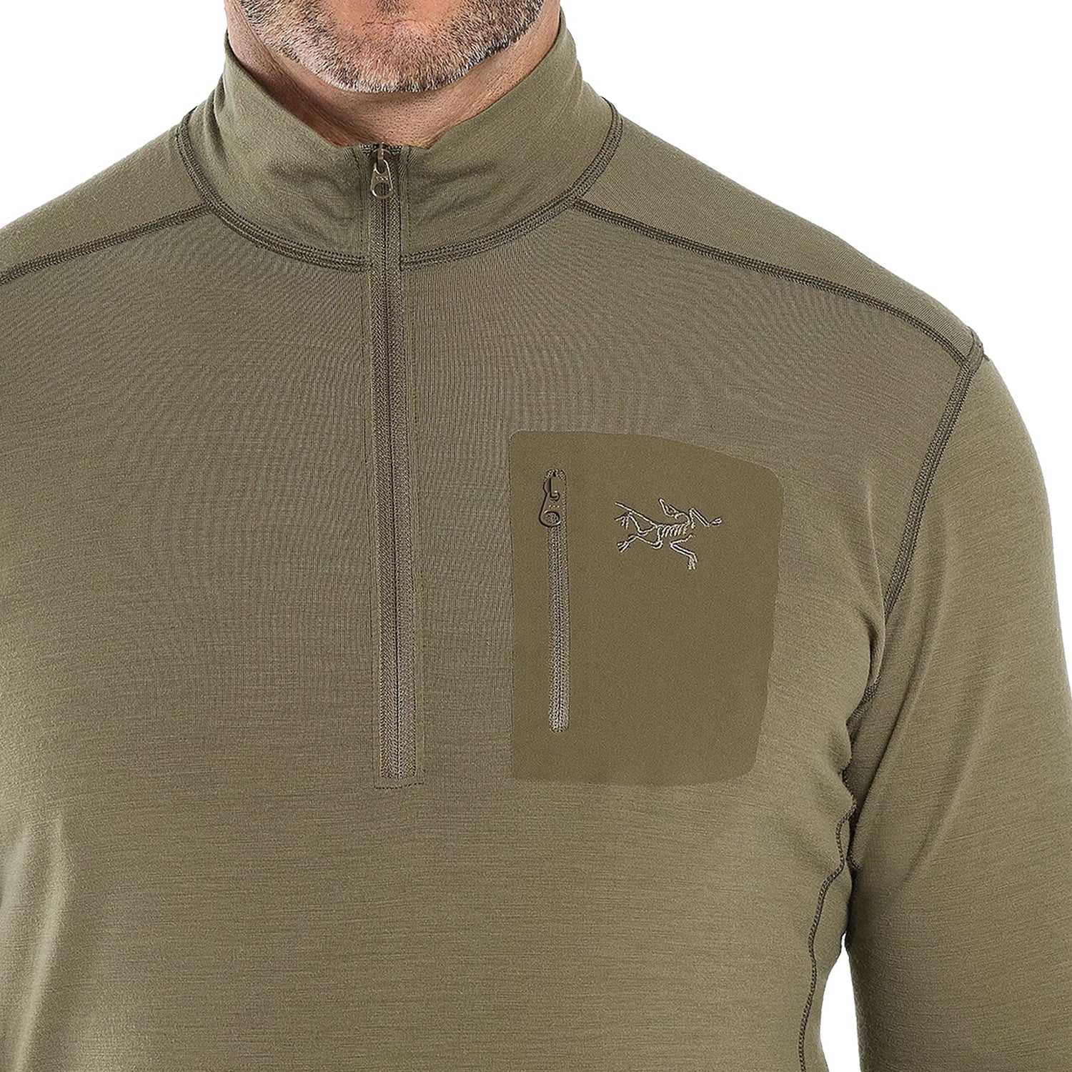 Arc'teryx LEAF Cold WX Zip Neck AR Wool Men's - Broad Arrow Tactical