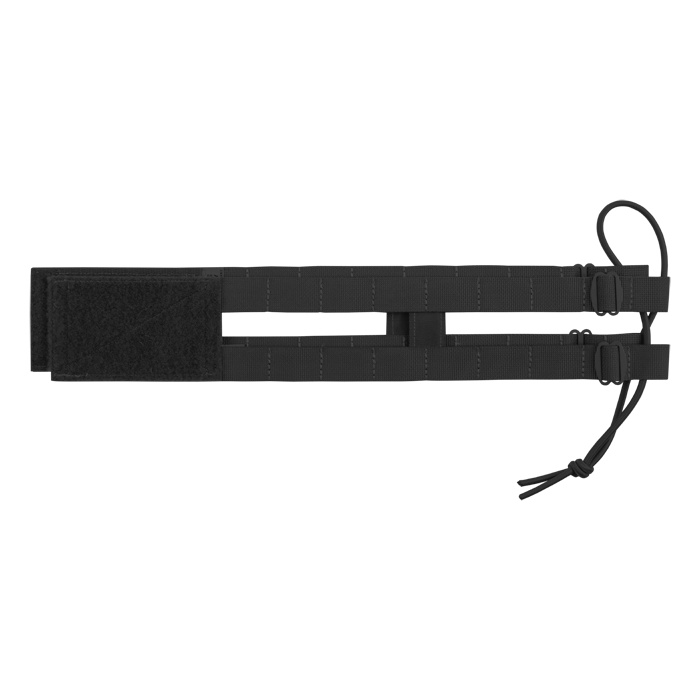 AVS 2-BAND SKELETAL CUMMERBUND SET - BLACK