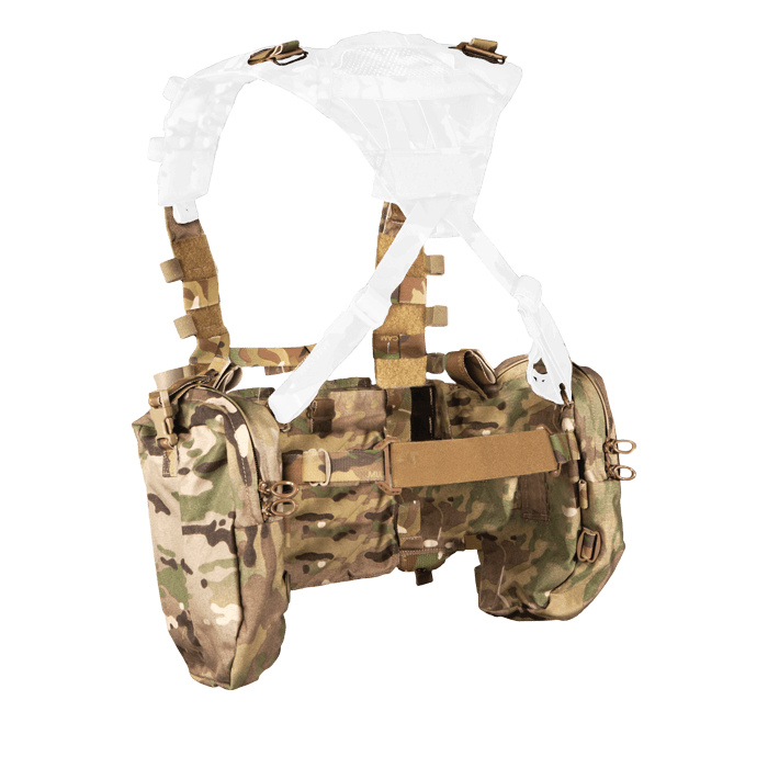 AVS Detachable Chest Rig MultiCam back