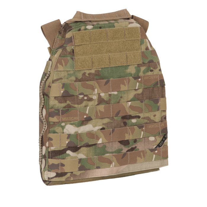AVS Swimmer Cut Plate Pouch Set MultiCam front