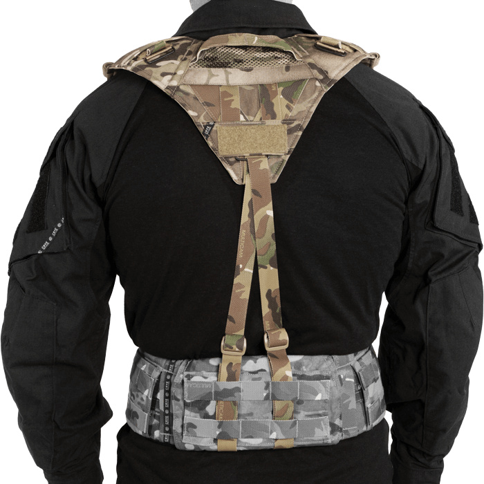 Connected to belt back