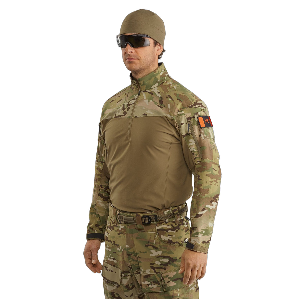 Assault Shirt SV MultiCam 3 4 Left