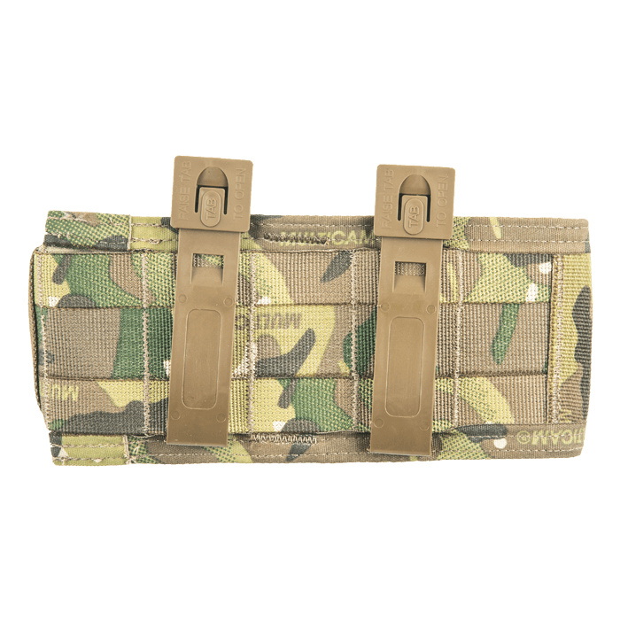 HORIZONTAL SINGLE M4 MAG POUCH - MULTICAM - BACK