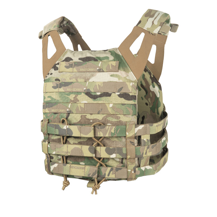 Jumpable Plate Carrier MultiCam back