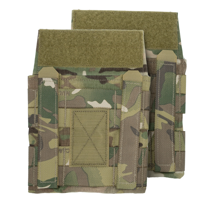 JPC SIDE PLATE POUCH SET - MULTICAM - BACK