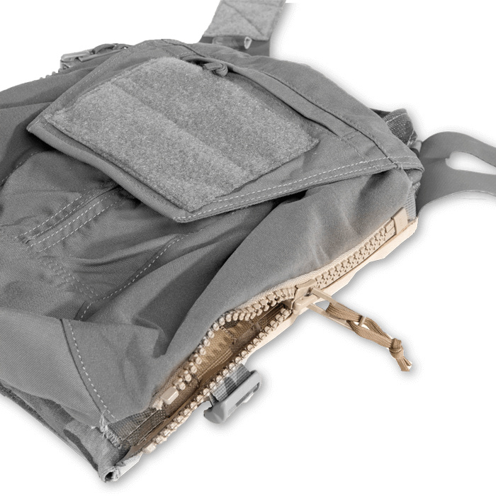 Zip-on back panel compatible
