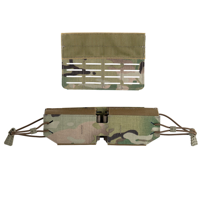 MOLLE panel for compatibility with multiple vests