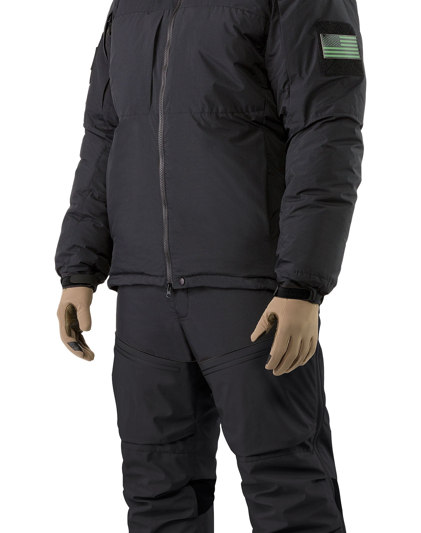 Cold WX Jacket Pant SV Black Front View
