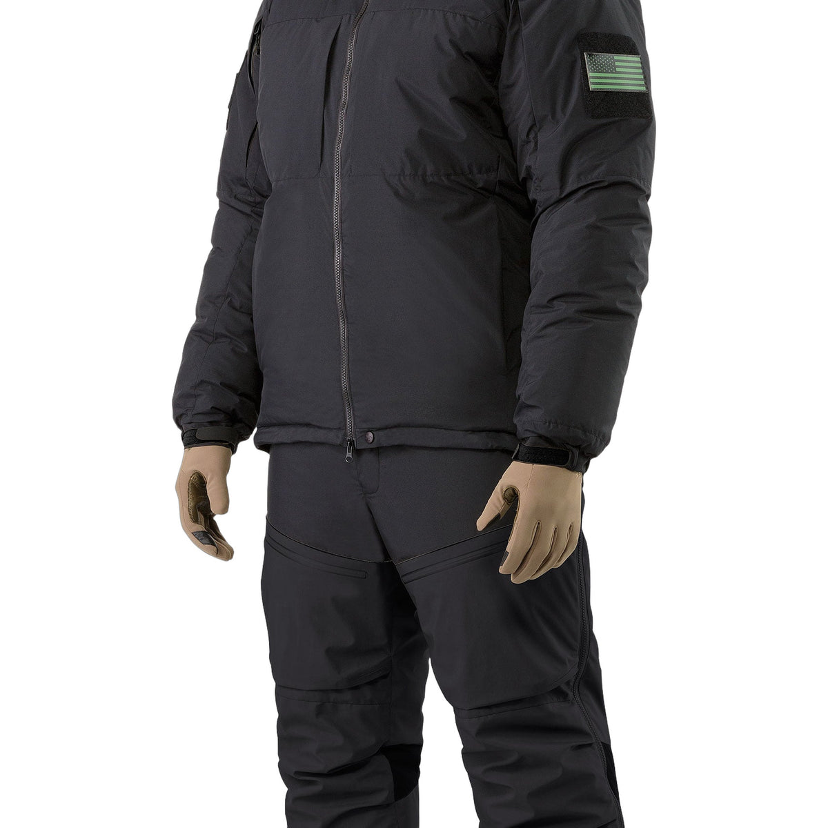 Cold WX Jacket Pant SV Black Front View