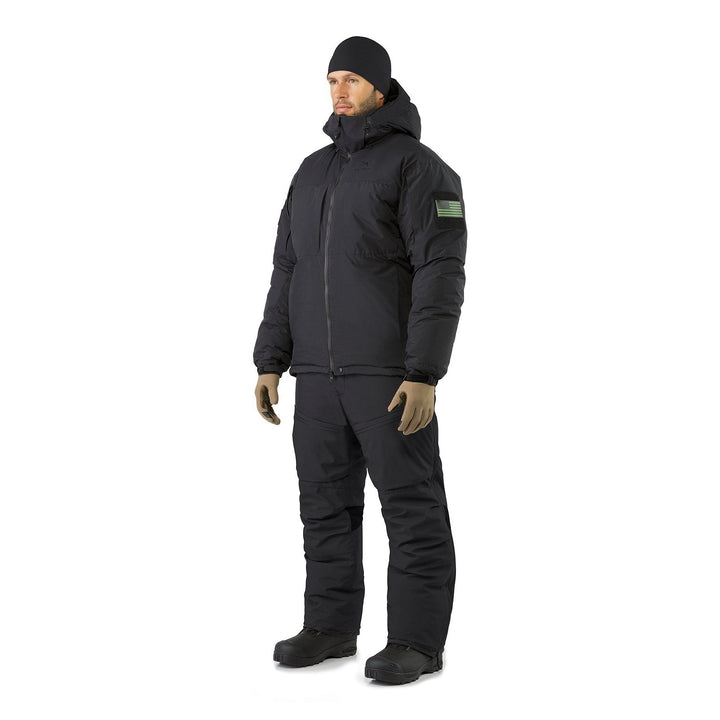 Cold WX Jacket SV Black Jacket And Pant Combination Front View