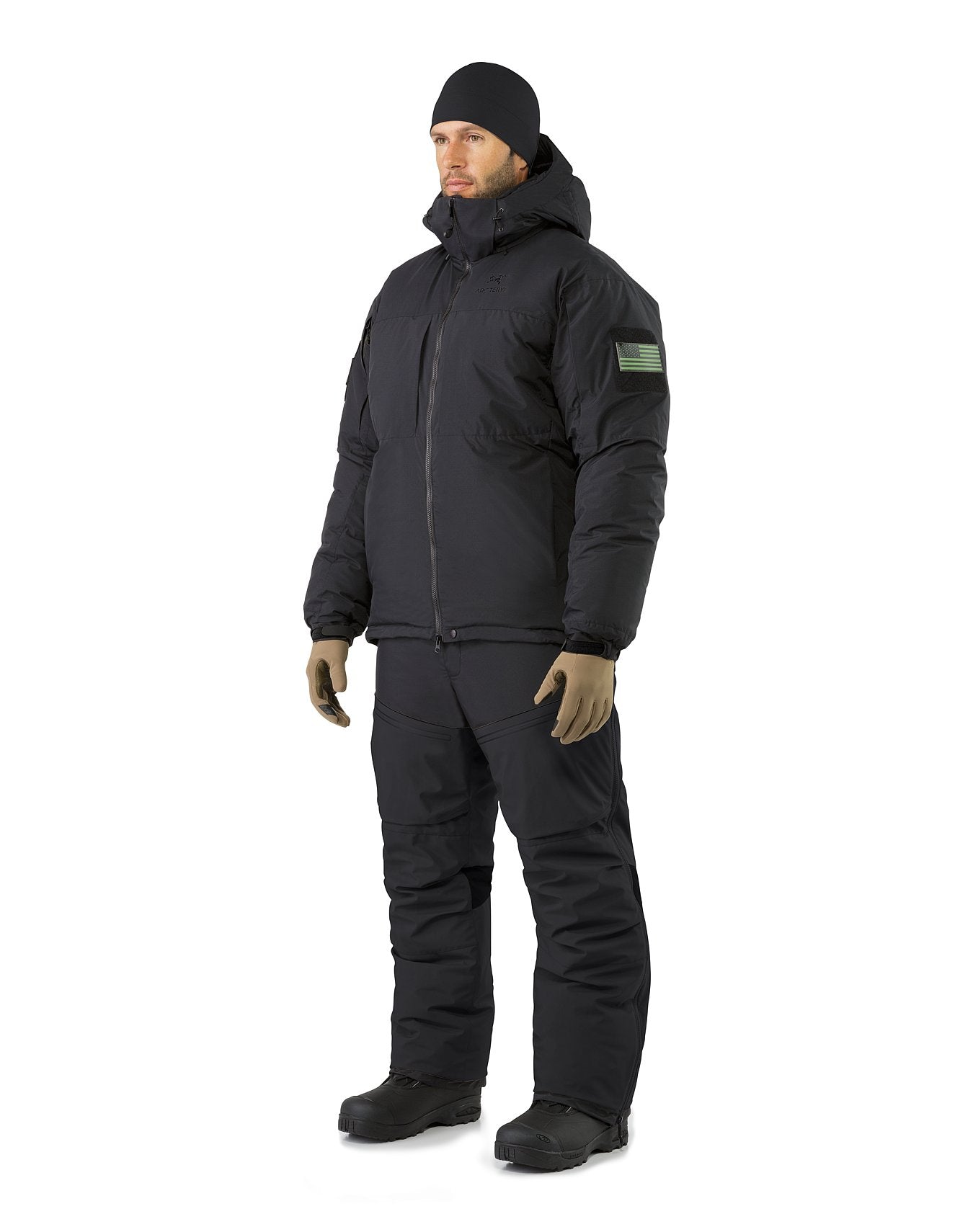 Cold WX Jacket SV Black Jacket And Pant Combination Front View