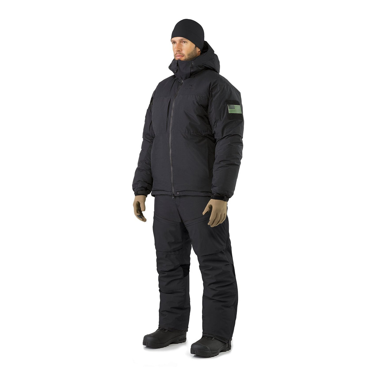 Cold WX Jacket SV Black Jacket And Pant Combination Front View
